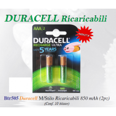 DURACELL MINI STILO RICARICABILI (Cf 10 blister)